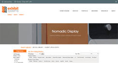 Desktop Screenshot of exhibitsystems.ndlibraries.com